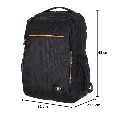 Byte Unisex Black Red Sleek Laptop Backpack – Justbags