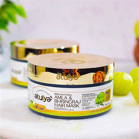 Buy ATULYA AMLA BHRINGRAJ HAIR MASK 200 GM Online & Get Upto 60% OFF at ...