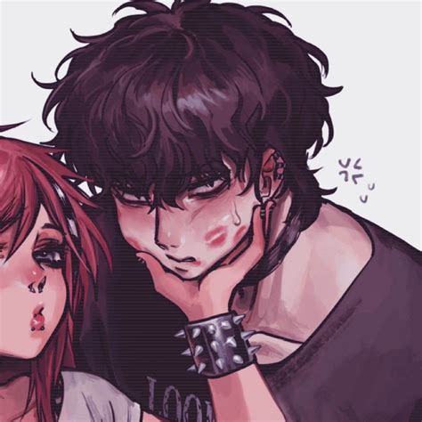 matching pfp ^_^ | Couples icons aesthetic, Cute emo couples, Cute ...