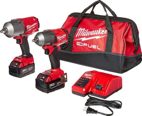 Milwaukee 2 PC M18 FUEL Auto Kit - 1/2" Impact Wrench and 3/8" Impact Wrench : Amazon.ca: Tools ...