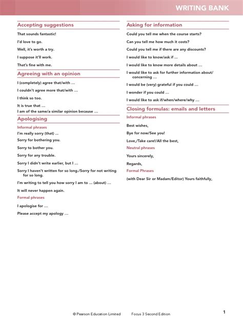 Informative Writing Word Bank 的图像结果