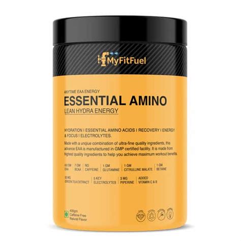 Buy MYFITFUEL ANYTIME EAA ENERGY (ESSENTIAL AMINO LEAN HYDRA) 400G ...