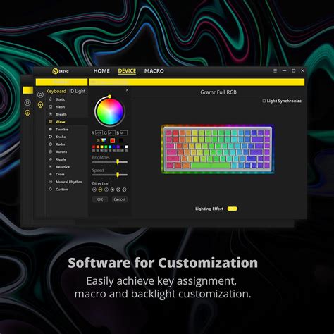 Buy DREVO Gramr Full RGB Wired 84-Key Mechanical Gaming Keyboard with ...