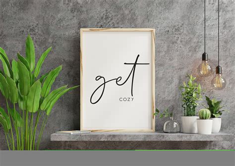 Get Cozy - Printable Wall Art | Jamie London Clay