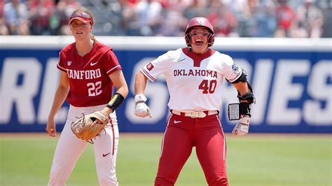College softball run rule for NCAA Tournament, Women's College World Series