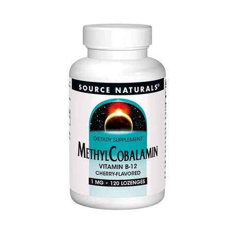 Source Naturals, MethylCobalamin, 1 Mg, 120 Cherry Lozenge – Maple Herbs