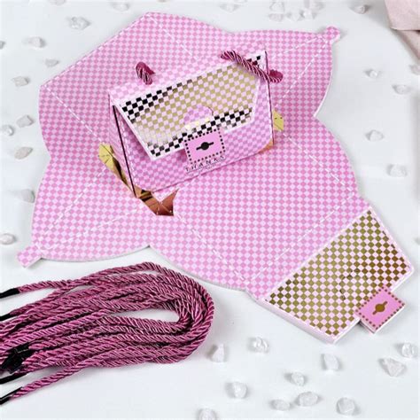 Purse shape Gift Boxes with handle Gift Paper Boxes, gift for Birthday ...