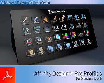 Image result for Affinity Publisher Stream Deck Layout