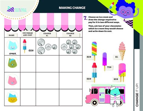 Making Change Worksheets | Money math worksheets, Money math ...