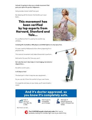 Image result for Targeted Spinal Release Method Scam