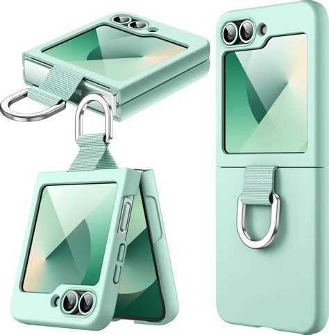 Amazon.com: PUROOM for Samsung Galaxy Z Flip 6 Clear Case Luxury Hinge ...