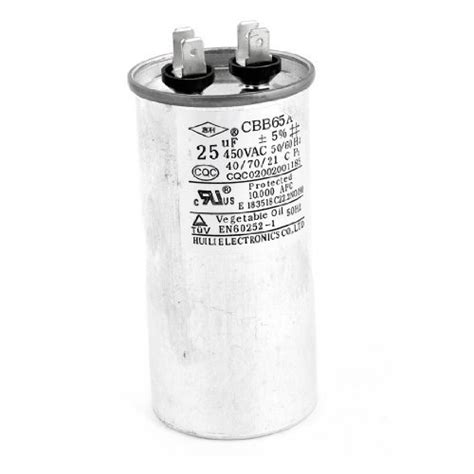 Alcoa PrimeRound Air Conditioner Motor Capacitor CBB65A 25uF 450VAC ...