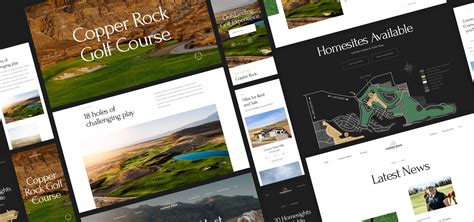 Copper Rock - golf community booking website. Full service studio for ...