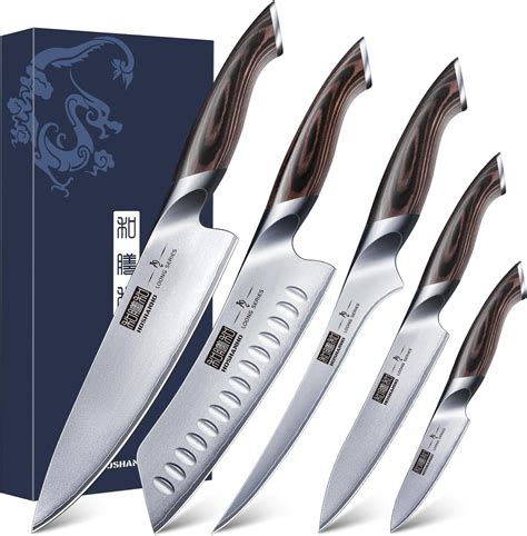Amazon.com: HOSHANHO 16-Piece Knife Set, Japanese High Carbon Stainless ...