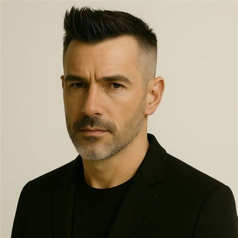 3 Short Quiff Haircuts for Older Men with Thinning Hair