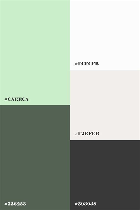 Modern color palette green | Green colour palette, Graphic design pattern, Surface pattern design