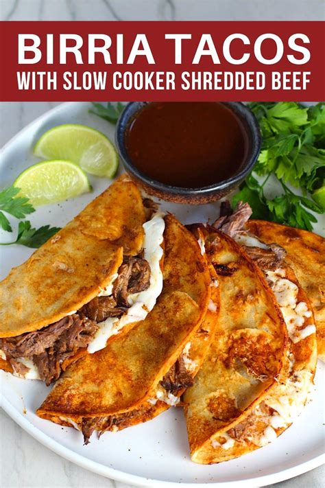 Slow Cooker Birria Tacos: A Simple and Delicious Recipe | Beef birria ...