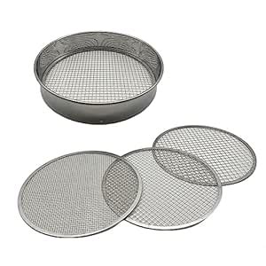 Soil Sifter Set with 3 Sieve Meshes for Rock Sifter and Sand Sifter ...
