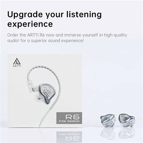 ARTTI R6 Dynamic Driver In Ear Monitor with Mic | Concept Kart