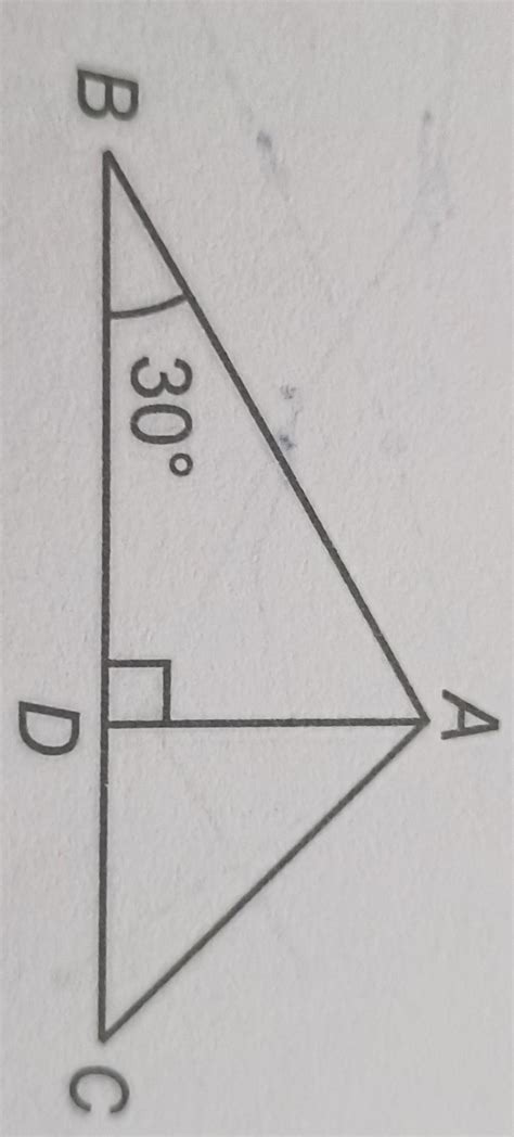 6. In the given figure (not drawn to scale), if AD is the bisector of ...