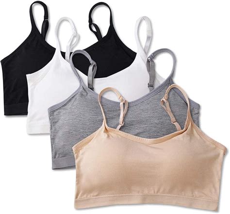 Buy SALIA GIRL Sport Crop Cami Bras for Teens & Women with Adjustable ...