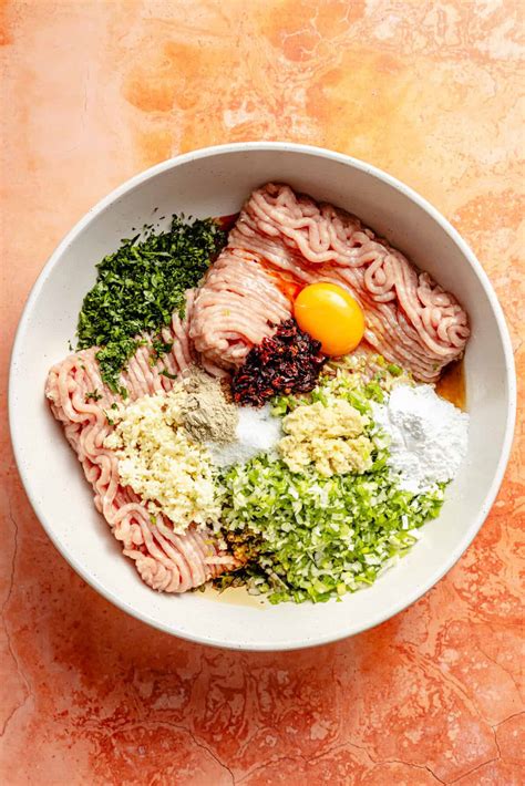 Chicken and Scallion "Dumpling" Meatballs with Chili-Sesame Drizzle ...