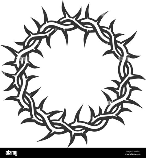Crown Of Thorns Clipart Black And White