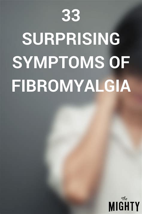 signs and symptoms of fibromyalgia