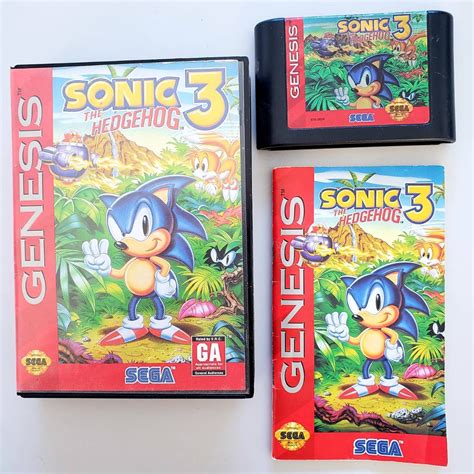 Sonic 3 Original Sega Genesis Mega Drive - Corre Que Ta Baratinho