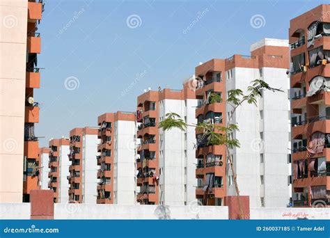 Egyptian Social Residential Buildings Inside a New Compound that Families of Slums Were Moved To ...