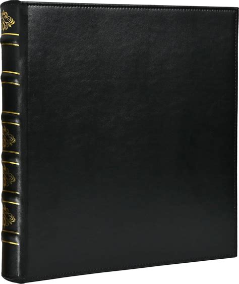 Vintage Hardback 3 Ring Leather Binder, Professional Binder Organizer ...