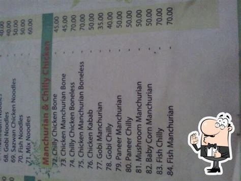 Menu at Ginger Fast Food, Bengaluru, 2HGH+XQ5