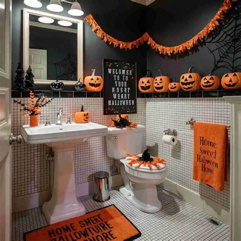 20 Spooky, Stylish And Simple Halloween Bathroom Decor Ideas » Decor Ranch