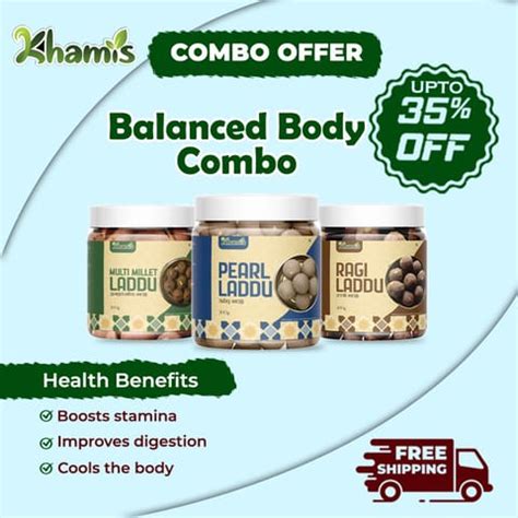 Healthy Millet Laddu Combo – Pearl, Multi Millet & Ragi – Immunity ...