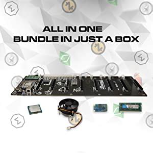 Amazon.in: Buy Minerskart® MK-AX-B75M-E V7.2 8 GPU Riserless Mining ...