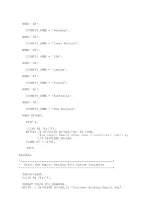 Image result for Using System Name in SAP ABAP Report Program