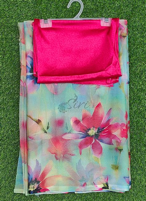 Garden Vareli Sarees Digital Prints Printed Sarees Shopping in India ...