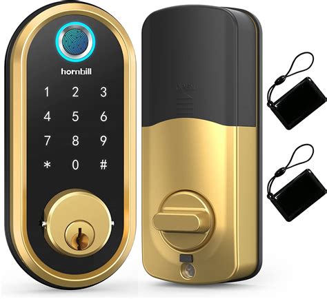 Buy Smart Lock Deadbolt, Hornbill Fingerprint Door Lock with Keypad ...