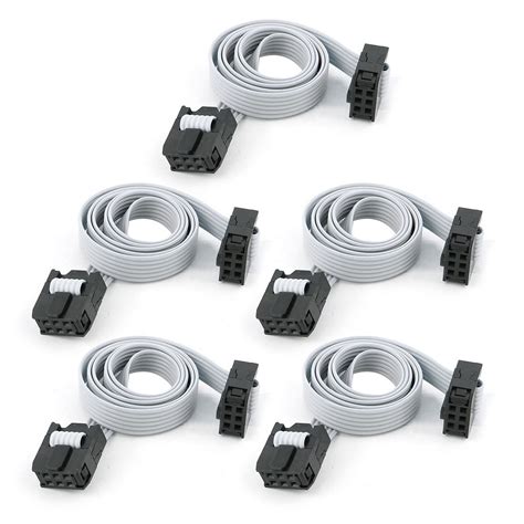 STORE99® 5pcs 40cm Long IDC 6Pin Hard Drive Extension Wire Flat Ribbon ...