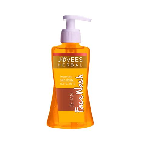 Jovees De-Tan Face Wash | Brightens And De-Tans Skin | Clarifies 300ml ...