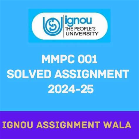 Image result for Mmpc016 Solved Assignment