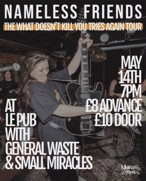 Nameless Friends in Newport w/ General Waste & Small Miracles, Le Pub ...