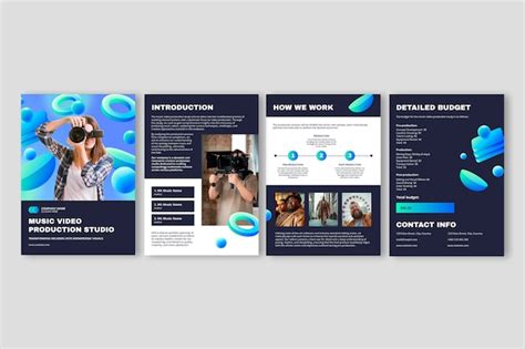 Business proposal template design | Free Vector