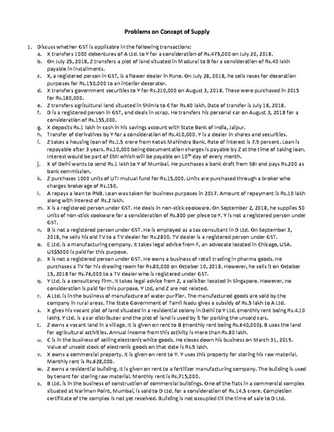4. Examples on Concept of Supply - Problems on Concept of Supply ...