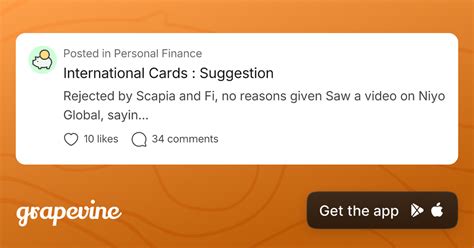 International Cards : Suggestion - Grapevine