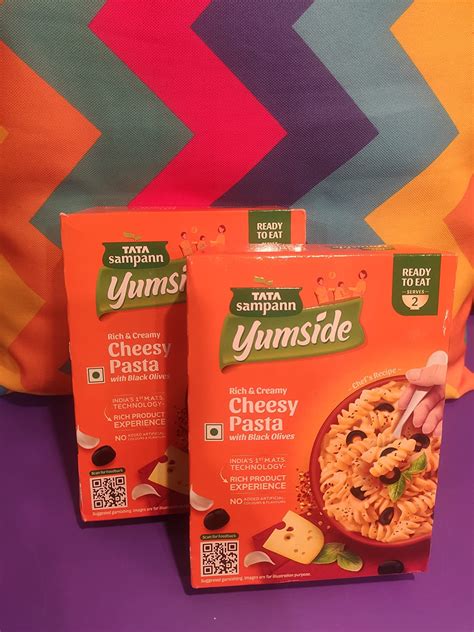 Tata Sampann Yumside Cheesy Instant Pasta with Black Olives, 285g ...