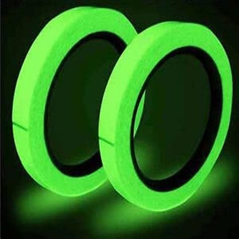 D-fix® 2PCS Luminous Glow in The Dark Tape, 20 MM x 3 MTR, Waterproof ...