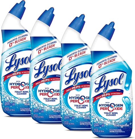 Amazon.com: Lysol Bleach Free Hydrogen Peroxide Toilet Bowl Cleaner ...