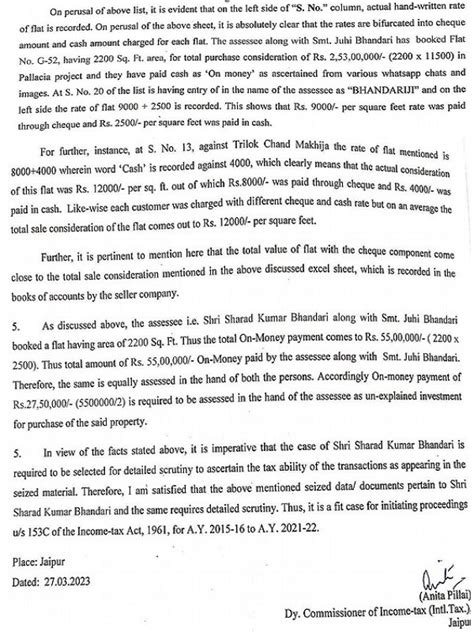 Section 153C Reassessments Require Year-Specific Incriminating Material ...
