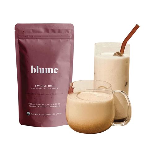 Amazon.com : Blume Oat Milk Chai Latte - Organic Chai Source from India ...